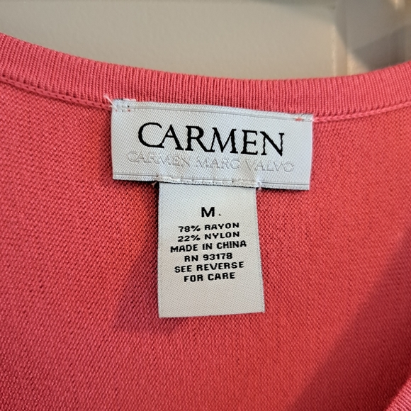 Carmen by Carmen Marc Valvo Sweater Size M - Picture 4 of 6